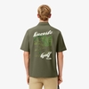Áo Polo Lacoste Chính hãng - Ultra Dry Printed Stretch - Màu Xanh | JapanSport CH4903-51-E9F