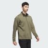 Áo phông dài tay Adidas Nam Chính Hãng -  Half Zip Long Sleeve Sweatshirt - Màu Xanh | JapanSport HZ0424