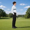 Áo Polo Mizuno Chính Hãng - Breath Thermo Long Sleeve Half Zip Shirt - Màu Trắng | JapanSport E2GAA505-white