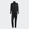 Bộ thể thao Adidas Nam Chính Hãng - BASIC 3-STRIPES TRICOT TRACKSUIT - Đen | JapanSport IC6747