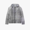Áo Khoác Lacoste Chính hãng - Men's Lightweight Crocodile Print Sport Jacket - Màu Trắng/Đen | JapanSport BH8918-51-AJ8