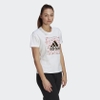 Áo Phông Adidas Nữ Chính Hãng - Big Logo Foil Graphic Tee - Trắng | JapanSport GL0992