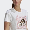 Áo Phông Adidas Nữ Chính Hãng - Big Logo Foil Graphic Tee - Trắng | JapanSport GL0992