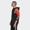 Áo Khoác Adidas Chính Hãng - BIG TREFOIL ABSTRACT HOODED SWEATSHIRT - Đen | JapanSport GE0868