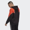 Áo Adidas Chính Hãng - BIG TREFOIL ABSTRACT HOODED SWEATSHIRT - Đen | JapanSport GE0868