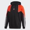 Áo Adidas Chính Hãng - BIG TREFOIL ABSTRACT HOODED SWEATSHIRT - Đen | JapanSport GE0868