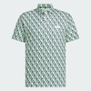 Áo Polo Adidas Nam Chính Hãng - AEROREADY AOP - Màu Xanh | JapanSport IN9040