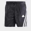 Quần Short Adidas Nam Chính hãng - FUTURE ICONS ALLOVER PRINT SHORTS - Đen | JapanSport IC8252