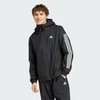 Áo Khoác Adidas Nam Chính Hãng - Essentials 3-Stripes RAIN.RDY Jacket - Màu Đen | JapanSport IV9262