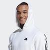 Áo Khoác Adidas Nam Chính Hãng - FUTURE ICONS 3-STRIPES HOODIE - Trắng | JapanSport IC6720