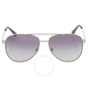 Kính Calvin Klein Chính Hãng - Grey Gradient Pilot Sunglasses - 57mm | JapanSport CK19133S-046