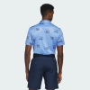 Áo Polo Adidas Nam Chính Hãng - Allover-Print Golf Polo Shirt - Màu Xanh | JapanSport HR8000