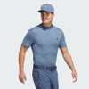 Áo Phông Adidas Nam Chính Hãng - Ultimate365 PIqué Mock Collar Polo Shirt - Màu Xanh| JapanSport IU4406