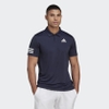 Áo Polo Nam Adidas Chính Hãng - POLO 3 SỌC TENNIS CLUB - Xanh | JapanSport H34701