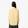 Áo Sơ mi Nữ Lacoste Chính hãng - Oversized Cotton Button Down - Màu Vàng | JapanSport CF0215-51-361