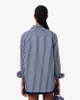 Áo Sơ Mi Lacoste Chính Hãng - Oversized Cotton Poplin Shirt - Màu Navy | JapanSport CF0215-51-6GI
