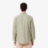Áo Sơ Mi Lacoste Chính Hãng - Regular Fit Stretch Plaid Shirt - Màu Green | JapanSport CH1343-51-CI8