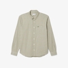 Áo Sơ Mi Lacoste Chính Hãng - Regular Fit Stretch Plaid Shirt - Màu Green | JapanSport CH1343-51-CI8