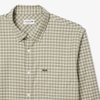 Áo Sơ Mi Lacoste Chính Hãng - Regular Fit Stretch Plaid Shirt - Màu Green | JapanSport CH1343-51-CI8