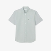 Áo Sơ Mi Lacoste Chính Hãng - Regular Fit Oxford Shirt- Màu Green | JapanSport CH1917-51-737