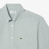 Áo Sơ Mi Lacoste Chính Hãng - Regular Fit Oxford Shirt- Màu Green | JapanSport CH1917-51-737
