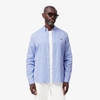 Áo Sơ Mi Lacoste Chính Hãng - Regular Fit Checked Cotton Shirt - Màu Xanh | JapanSport CH2932-51-F6Z