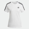 Áo Phông Adidas Nữ Chính Hãng - CLASSICS ADICOLOR 3 COLORS - Trắng | JapanSport GN2913