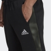 Quần Adidas Nam Chính Hãng - ESSENTIALS CAMO PRINT FLEECE PANTS - Đen | JapanSport HL6929
