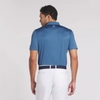 Áo Polo Puma Chính Hãng - Fair Isle Trim Polo Blue Horizon - Màu Xanh | JapanSport 627640-02