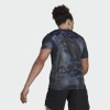 Áo Phông Adidas Chính Hãng - D4T HIIT ALLOVER PRINT TRAINING TEE - Xanh | JapanSport HL8785