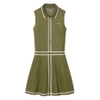 Váy Lacoste Chính Hãng - Lacoste Women's Ultra Dry Heritage Trim Golf Dress - Màu Xanh | JapanSport EF8581-51-6N7