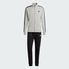 Bộ Thể Thao Adidas Chính Hãng - Basic 3-Stripes French Terry Track Suit - Màu Xám Đen | JapanSport IC6748