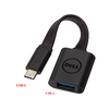 【Đã qua sử dụng】Cáp chuyển đổi DELL dây dẻo USB-C TO USB-A- Đen | JapanSport