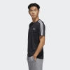 Áo adidas chính hãng - Designed 2 Move 3-Stripes Tee - đen | Japansport FL0349