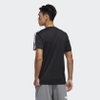 Áo adidas chính hãng - Designed 2 Move 3-Stripes Tee - đen | Japansport FL0349