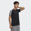 Áo adidas chính hãng - Designed 2 Move 3-Stripes Tee - đen | Japansport FL0349