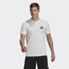 Áo Phông Adidas Nam Chính Hãng - Designed 2 Move AEROREADY Motion Tee - Trắng | JapanSport GM2115