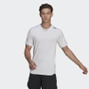 Áo Phông Adidas Nam Chính Hãng - DESIGNED FOR TRAINING TEE - Trắng | JapanSport HA6363