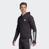 Áo Adidas Chính Hãng - DESIGNED TO MOVE MOTION HOODED TRACK - Đen | JapanSport GD5279