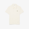 Áo Polo Lacoste Chính hãng - Slim Fit Cotton Polo Shirt - Màu Kem | JapanSport DH0732-51-ARS