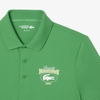 Áo Polo Lacoste Chính hãng - Regular Fit Miami Open Graphic - Màu Xanh | JapanSport DH8632-51-SIW