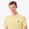 Áo Polo Lacoste Chính hãng - Ultra Dry Badge Accent Tennis Heritage - Màu Vàng | JapanSport DH8960-51-KCD