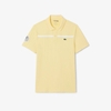 Áo Polo Lacoste Chính hãng - Ultra Dry Badge Accent Tennis Heritage - Màu Vàng | JapanSport DH8960-51-KCD
