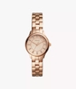 Đồng hồ Fossil Chính hãng - Modern Sophisticate Three-Hand Rose Gold-Tone Stainless Steel Watch | JapanSport BQ1571