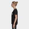 Áo Phông Adidas Nữ Chính Hãng - ESSENTIALS LINEAR - Đen | JapanSport DP2361