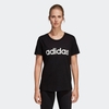 Áo Phông Adidas Nữ Chính Hãng - ESSENTIALS LINEAR - Đen | JapanSport DP2361