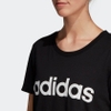 Áo Phông Adidas Nữ Chính Hãng - ESSENTIALS LINEAR - Đen | JapanSport DP2361