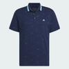 Áo Polo Golf Adidas Nam Chính Hãng - Monogram Play Green AEROREADY - Màu Xanh | JapanSport IN9048