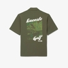 Áo Polo Lacoste Chính hãng - Ultra Dry Printed Stretch - Màu Xanh | JapanSport CH4903-51-E9F