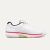 Giày Tennis Wilson Nam Chính hãng - Rush Lite 5 Men's Tennis Shoe  - Màu Trắng/Đen/Hồng  | JapanSport WRS00850-Infrared